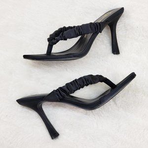 Cute Square Toe Thong Slip On Sandals